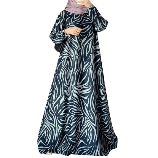 Comfortable Choice Abaya Print Dress