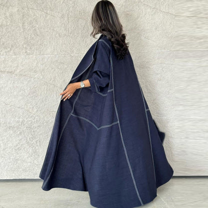 Women's Faux Denim Blue Robe