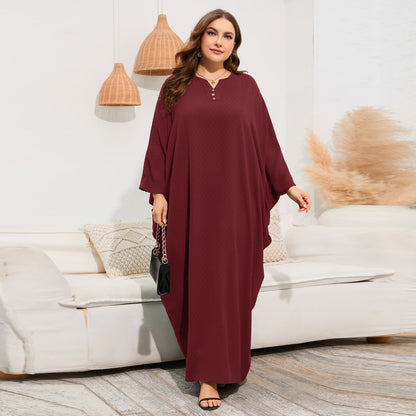 Women's Loose Comfortable Bat Sleeve Dress