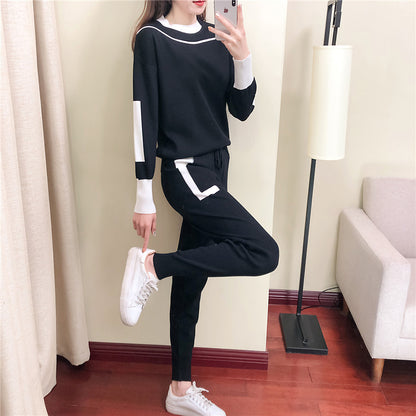 Women's Casual Knitted Two-piece Sets