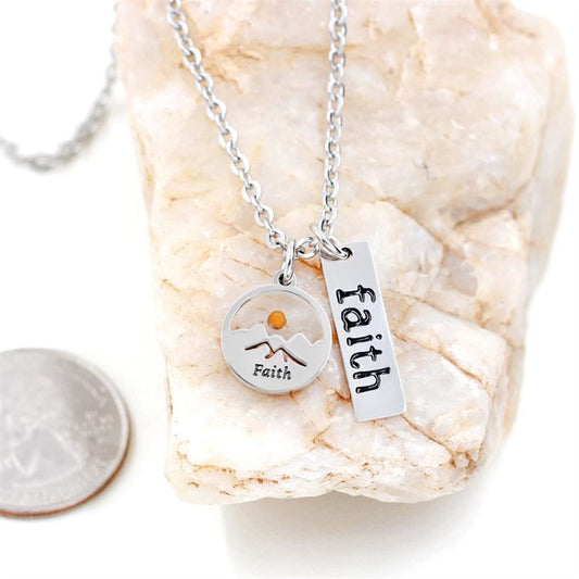 Simple Faith Round Mustard Seed Stainless Steel Necklace