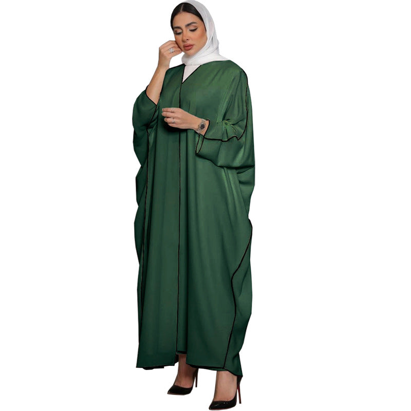 Women's Pacthwork Robe Open Abaya