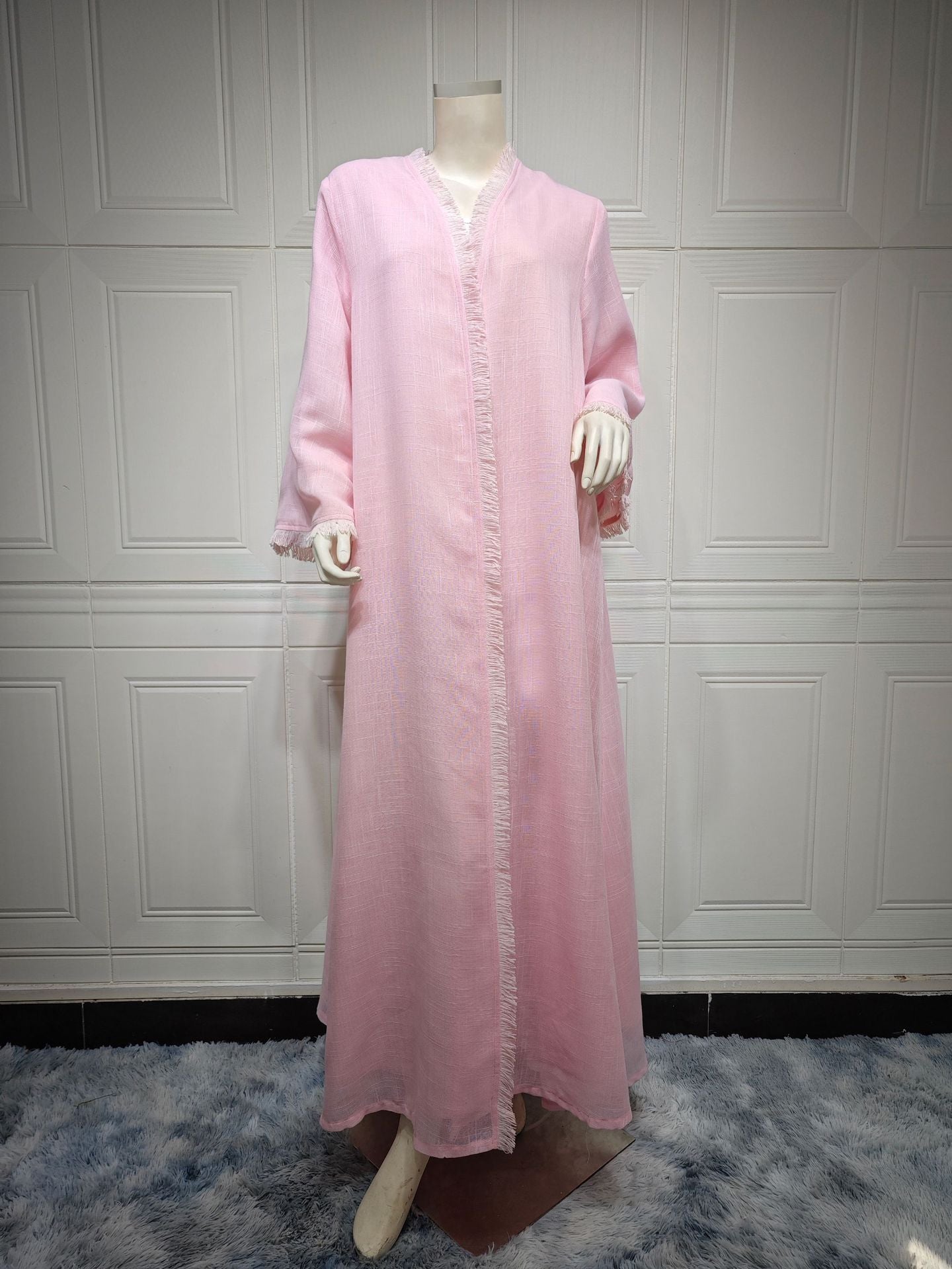 Women's Solid Color Modest Robe