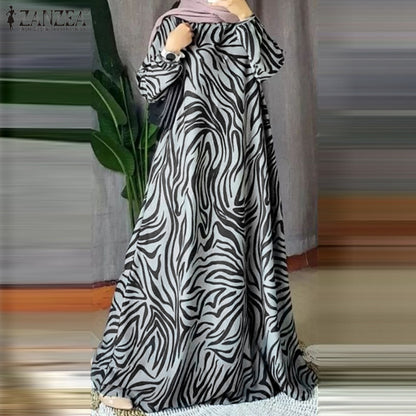 Comfortable Choice Abaya Print Dress