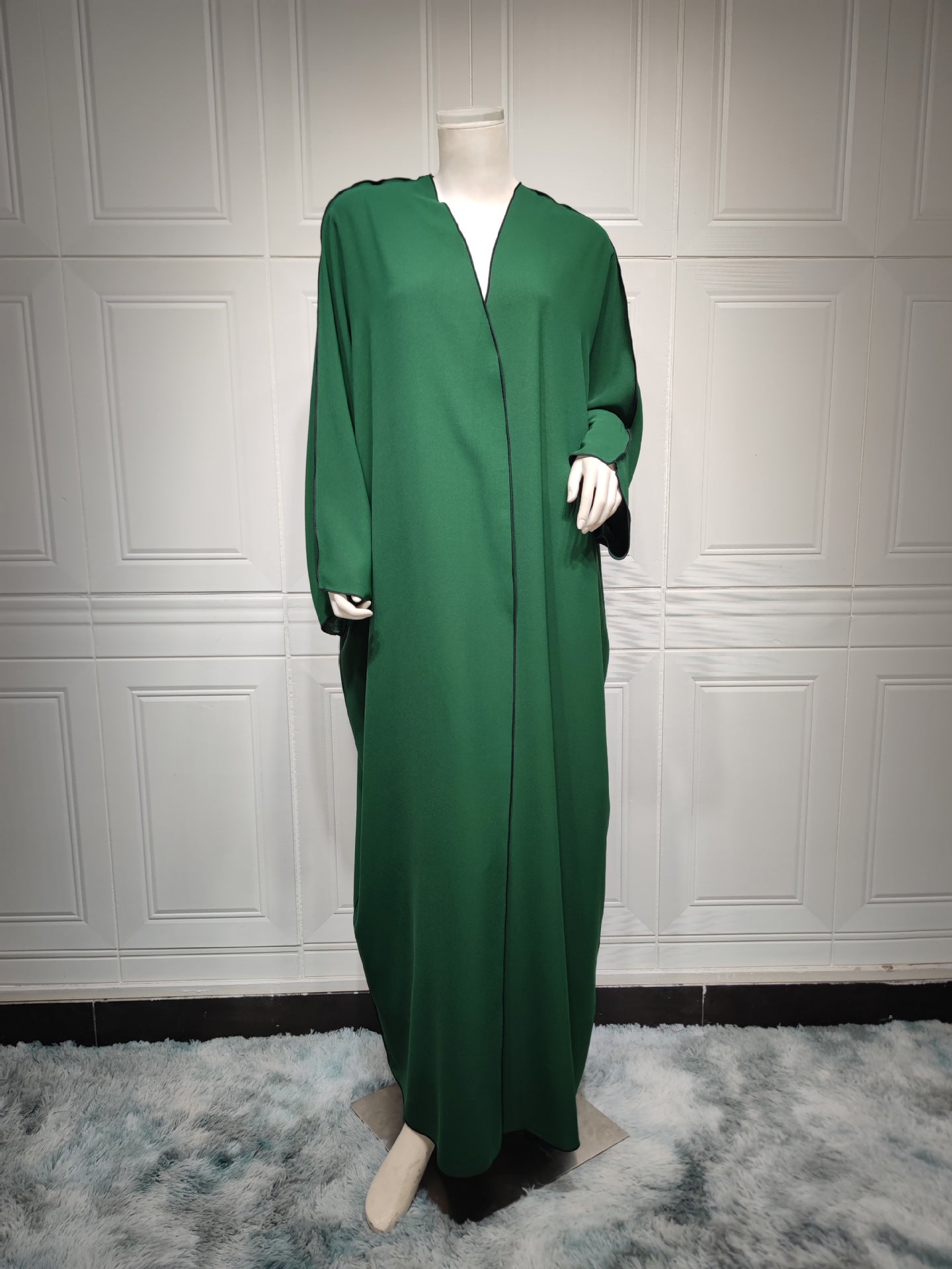 Robe Pacthwork pour femmes, Abaya ouverte