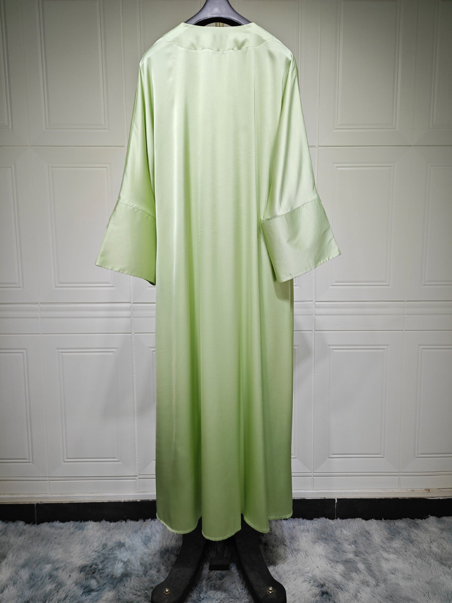 Fashionable Satin Soft Robe Dress