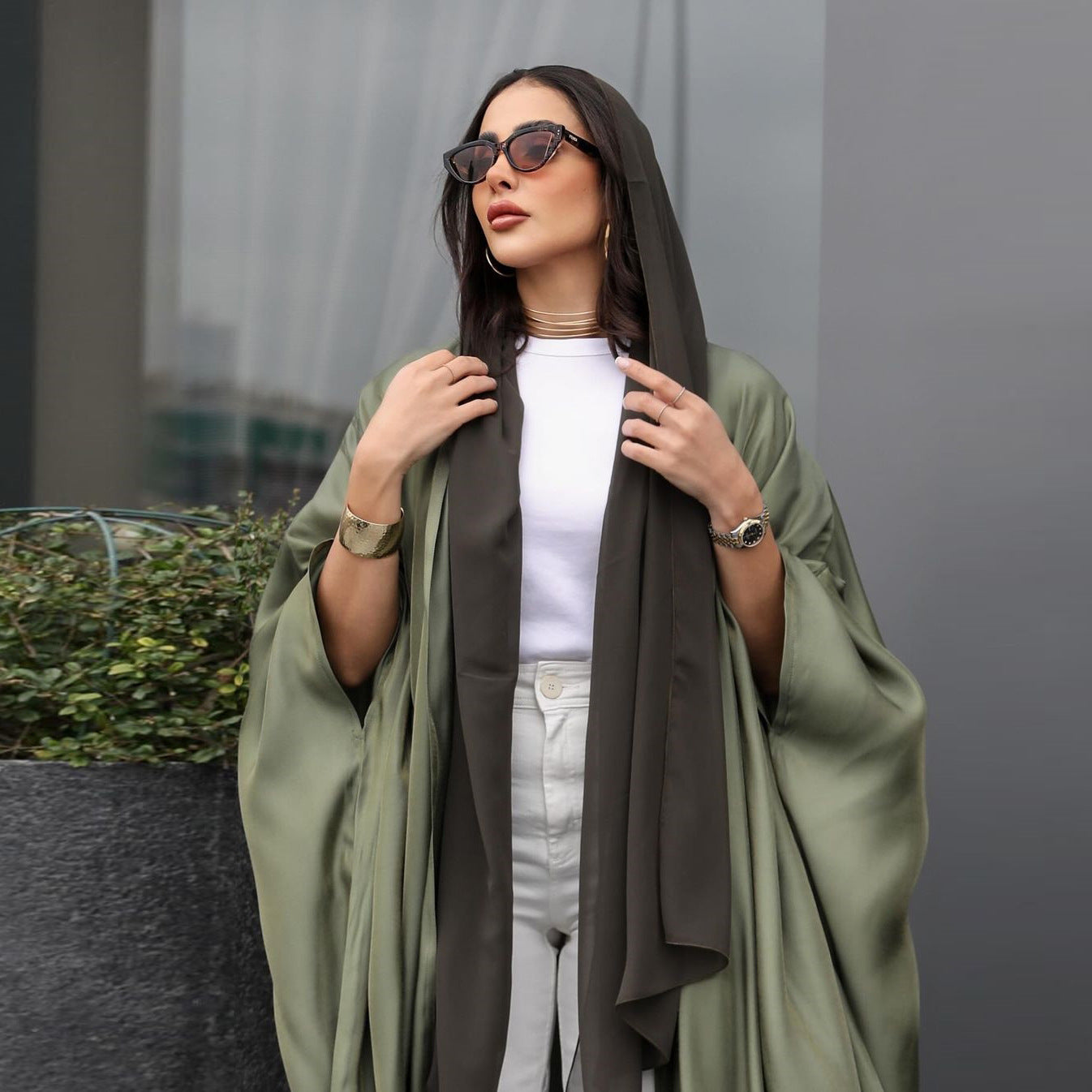 Modest Batwing Sleeve Robe