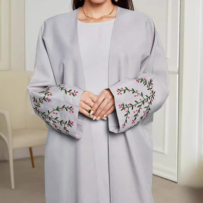 Women's Cardigan Embroidered Robe Dress