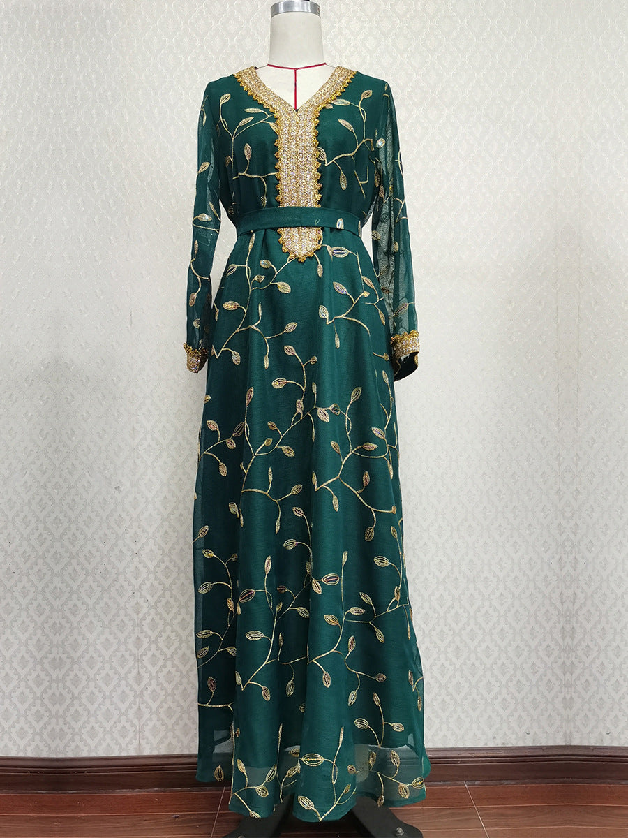 Women's Embroidered Appliqué Dress