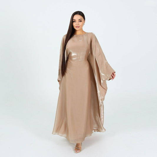 Women's Round Neck Islamic Maxi Dress