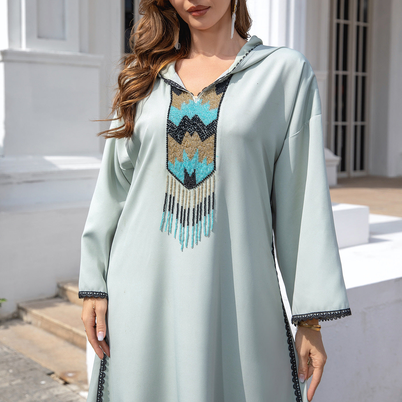 Women's Hooded Evening Dress