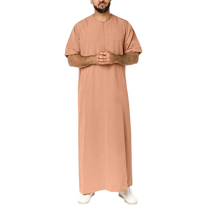 Men's Zipper Robe Shirt