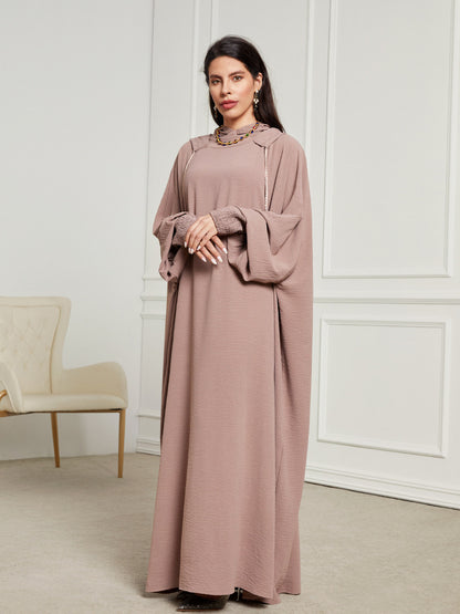 Elegant Hooded Abaya for Parties