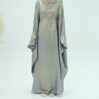 Muslim Solid Color Modest Abaya Dress