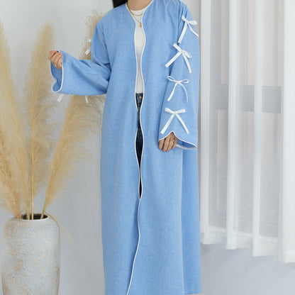 Women's Bow Tie Robe Dress