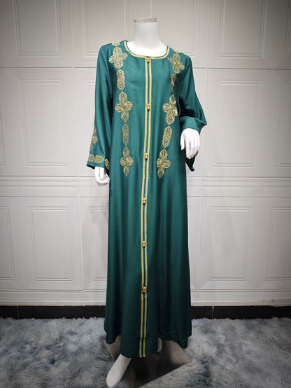 Women's Casual Embroidered Dress