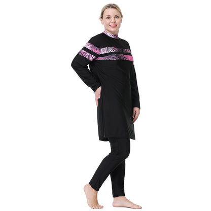 Women's Loose Plus Size Modest Swimsuit Burkini