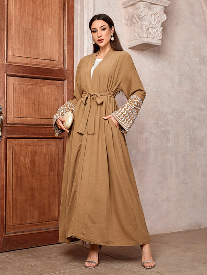 Bat Sleeve Long Sleeve Abaya Dress