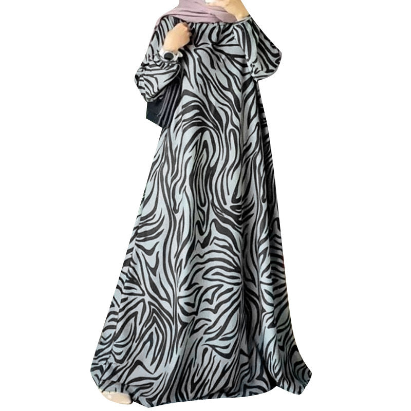 Comfortable Choice Abaya Print Dress