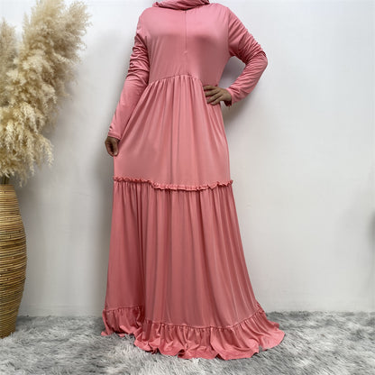 Women's Robe Dress with Headscarf