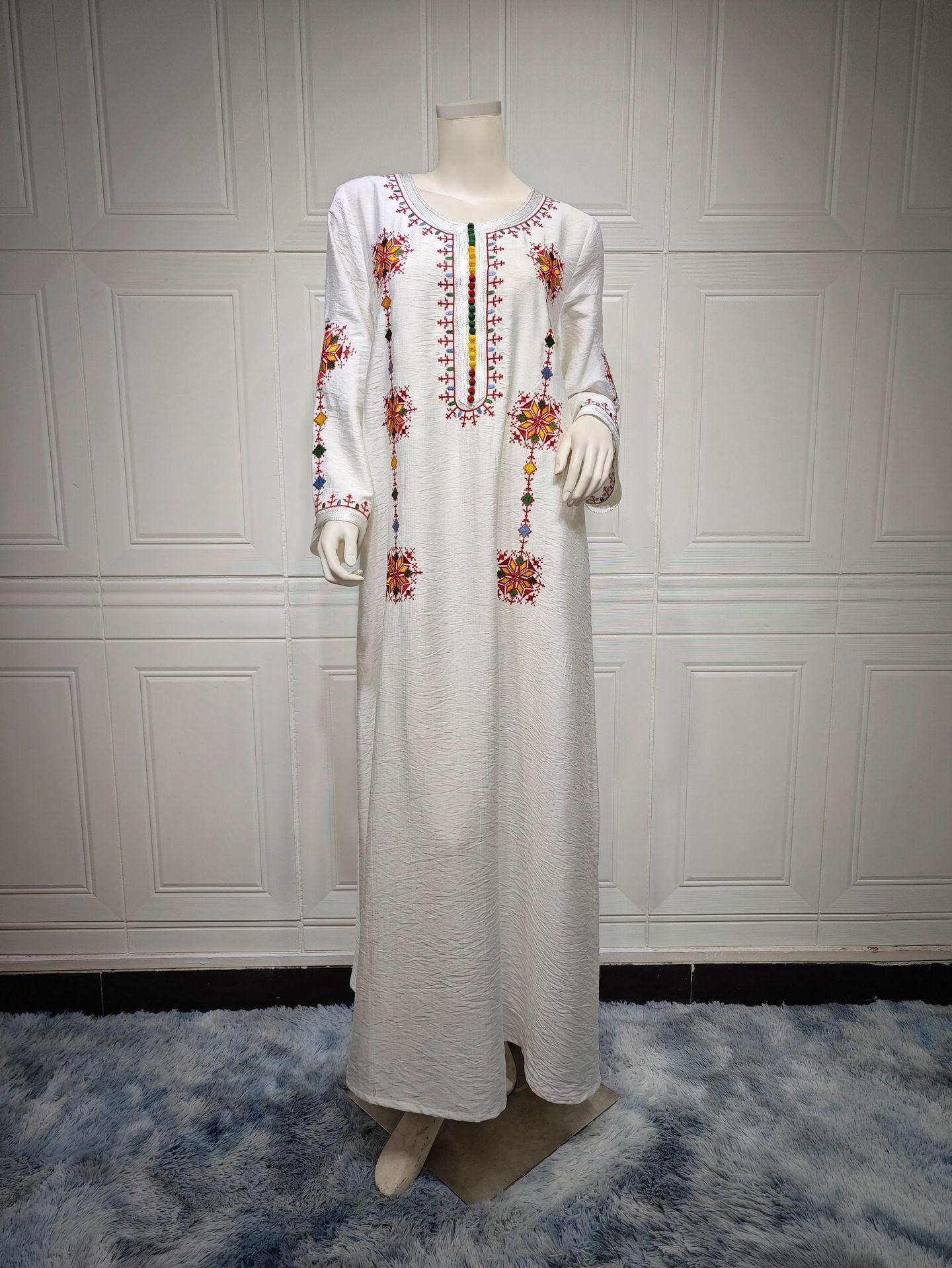 Dubai Embroidered Abaya Dress