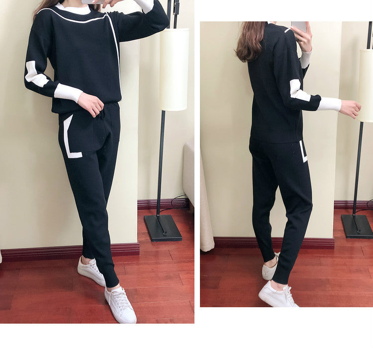 Women's Casual Knitted Two-piece Sets