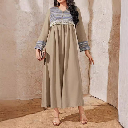 Women's Arabian Patchwork Dress