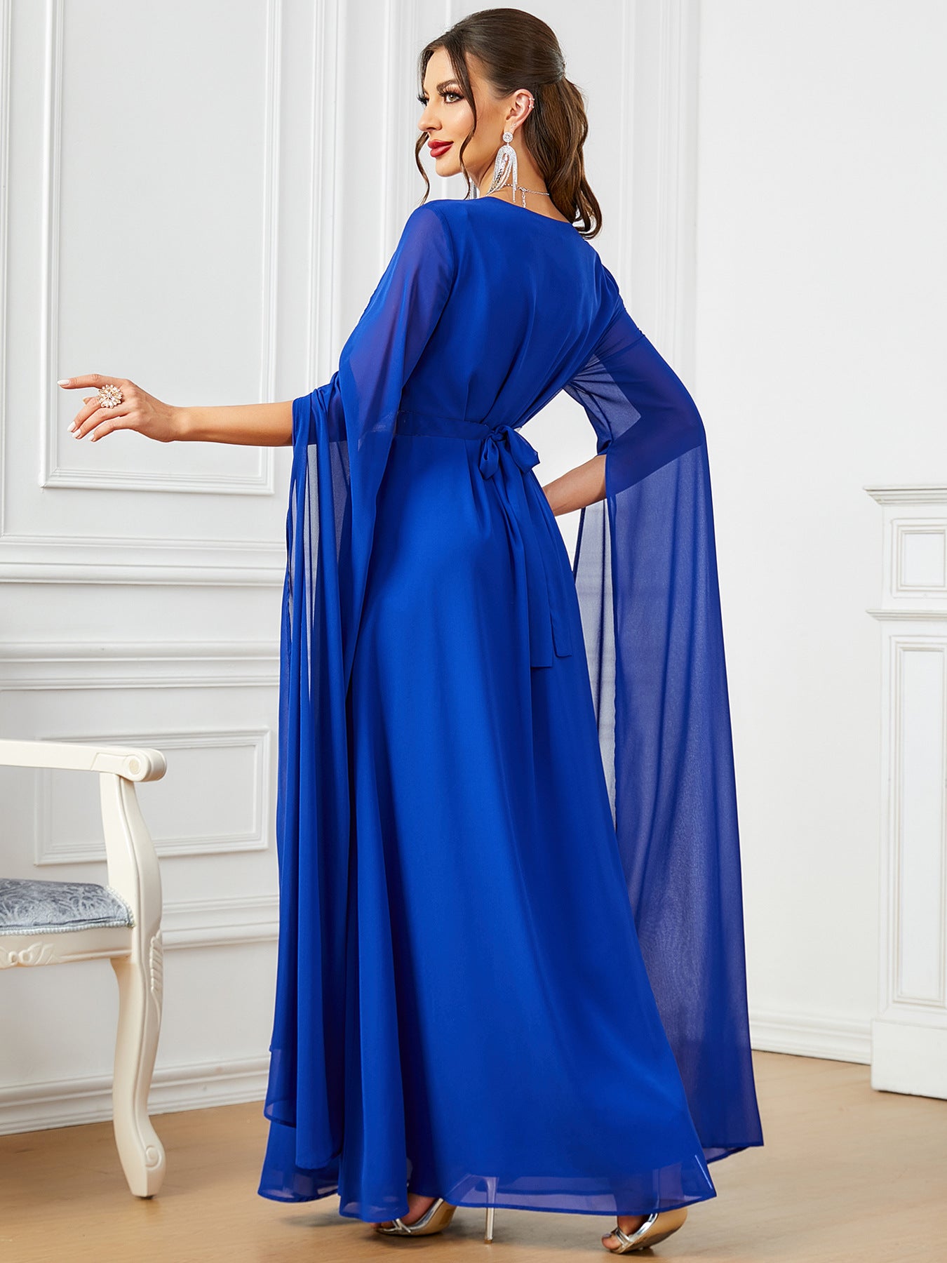 Women's Long Sleeve Muslim Evening Dress