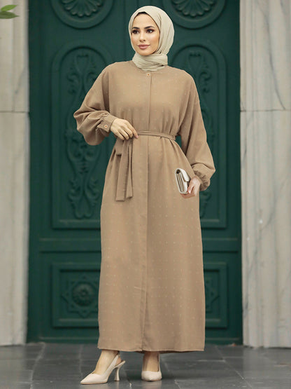 Casual and Comfortable Cardigan Maxi Dress