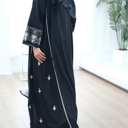 Dubai Party Beautifully Embroidered Robe Dress