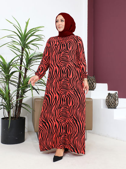 Women's Zebra Print Dress
