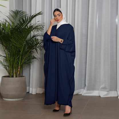 Robe Pacthwork pour femmes, Abaya ouverte