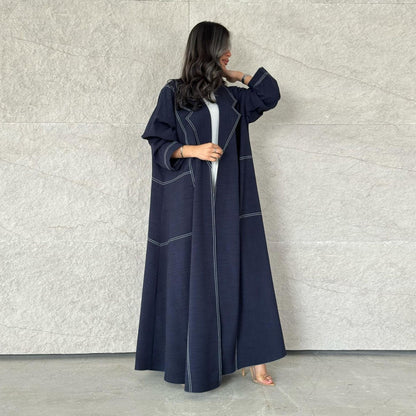 Women's Faux Denim Blue Robe