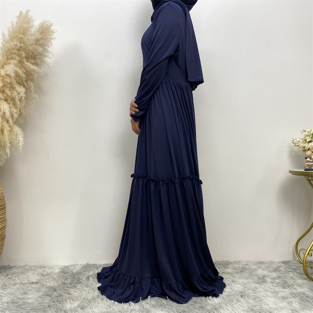 Women's Robe Dress with Headscarf