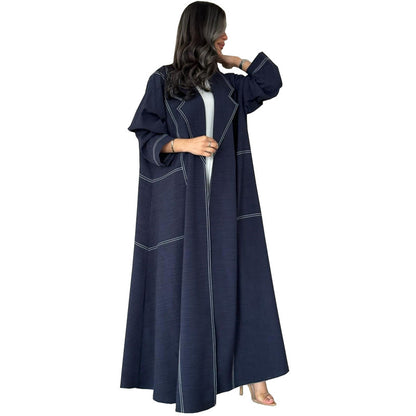 Women's Faux Denim Blue Robe