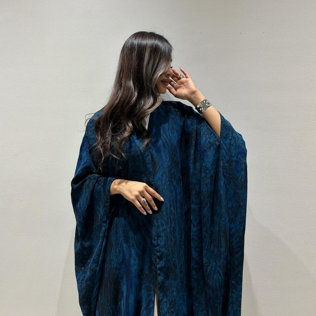 Festive Eid Open Front Abaya