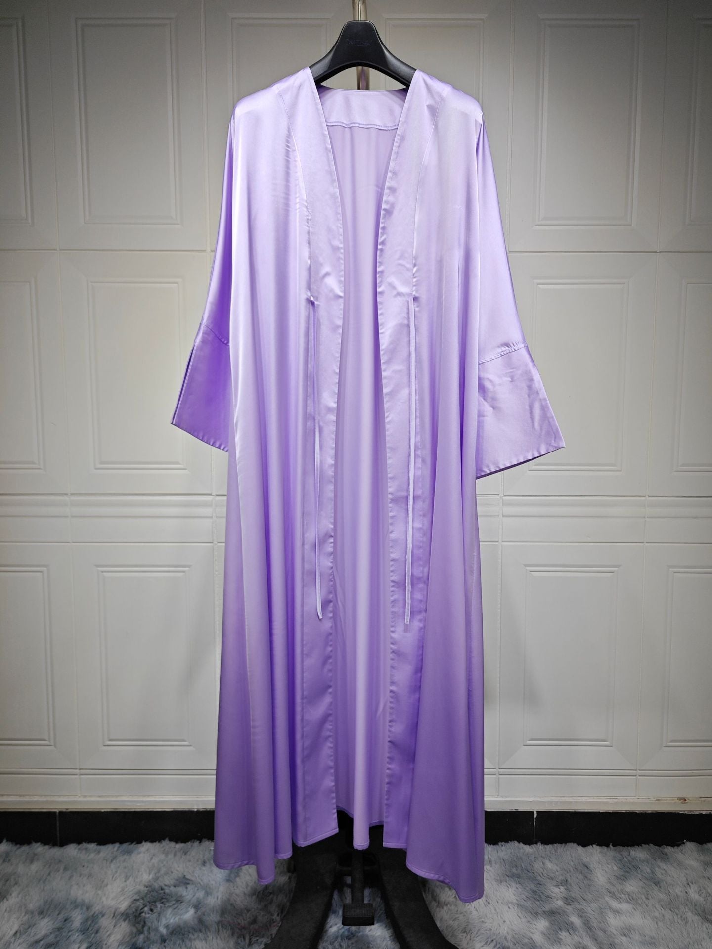 Fashionable Satin Soft Robe Dress