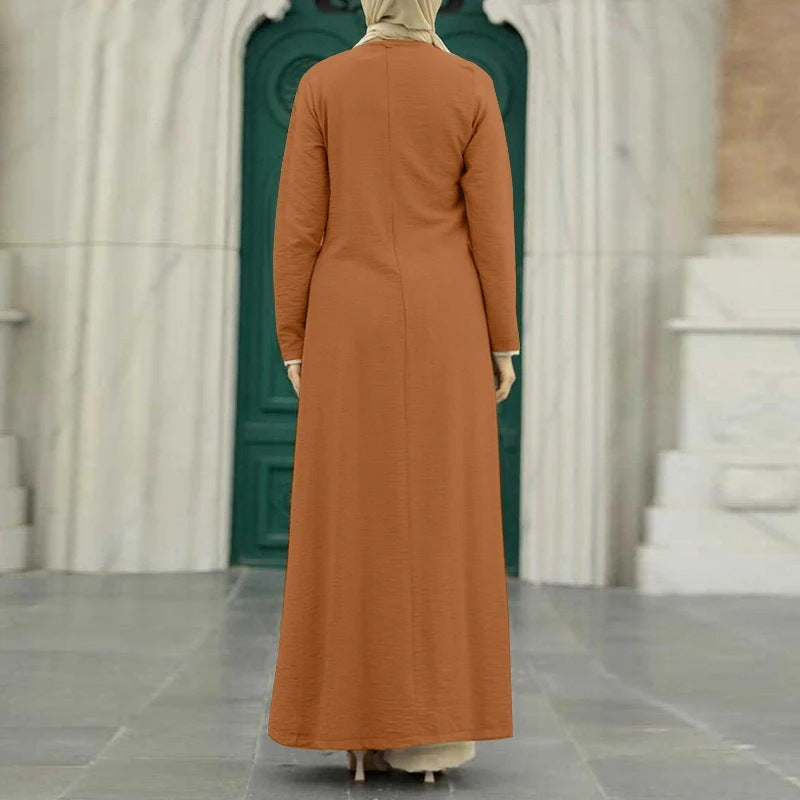 Women's Solid Color Elegant Slit Dress