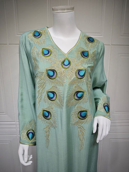 Women's Pullover Embroidered Dress