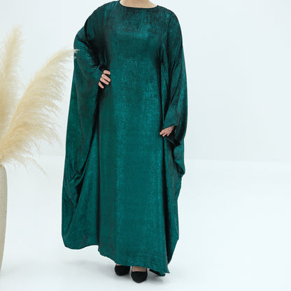 Muslim Solid Color Modest Abaya Dress