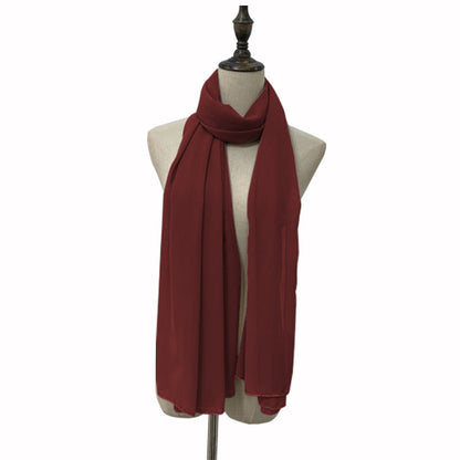 Nouveau Foulard Uni Femme