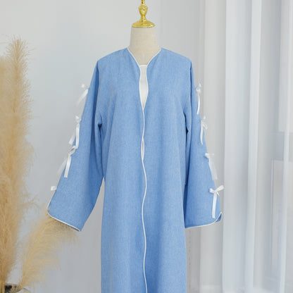 Women's Bow Tie Robe Dress