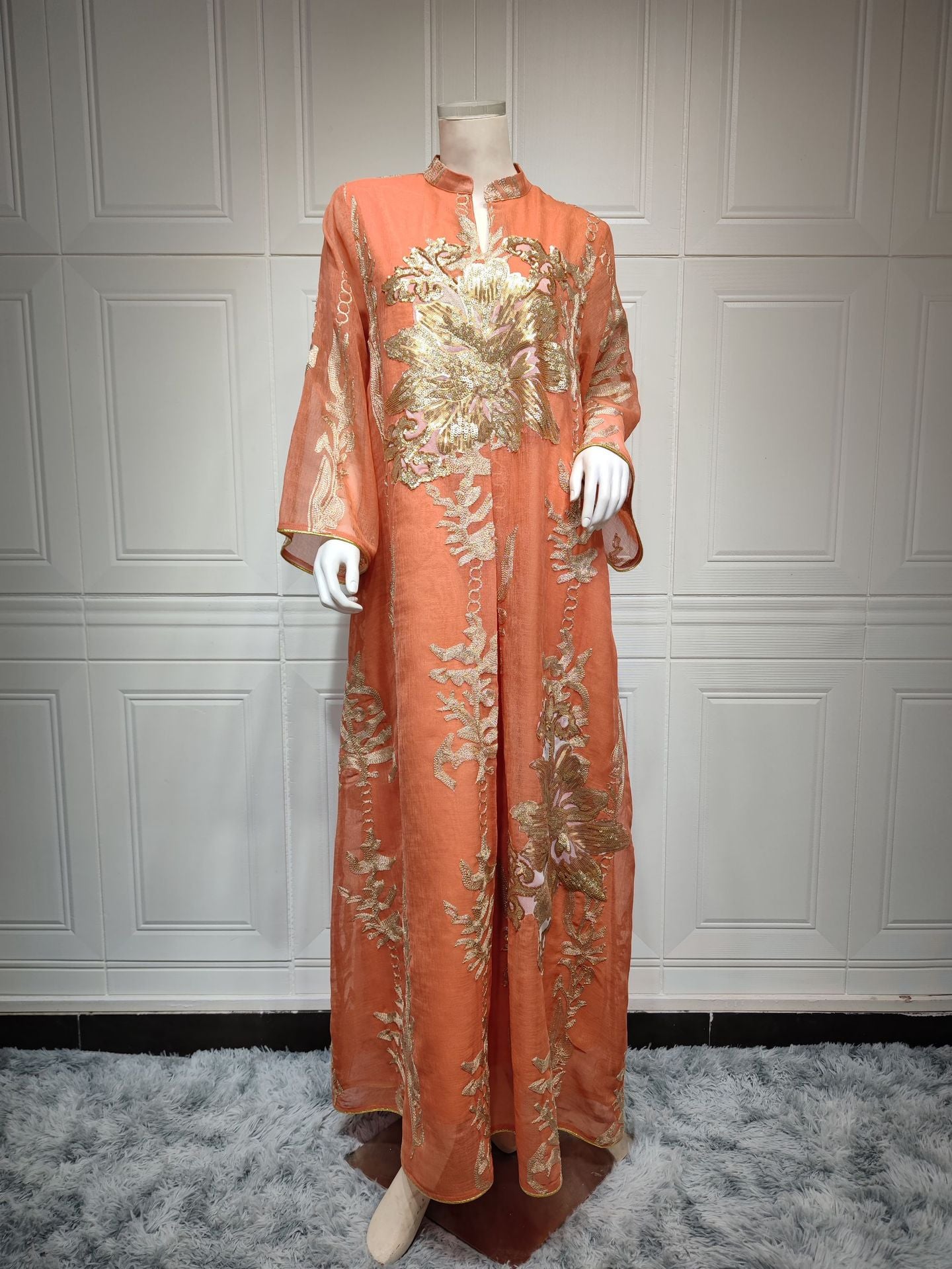 Women's Abaya Fashion Bead Dress