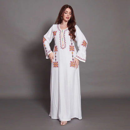 Dubai Embroidered Abaya Dress