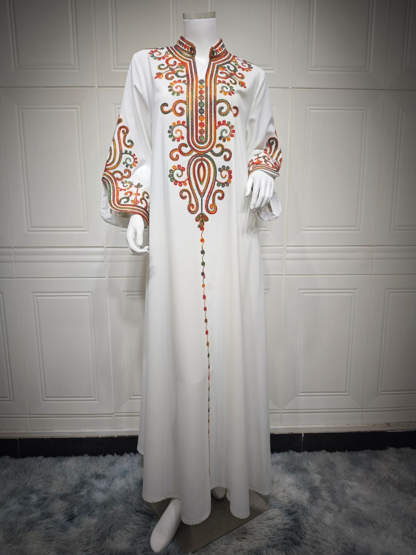 Women's Rope Embroidery Arabian Dress