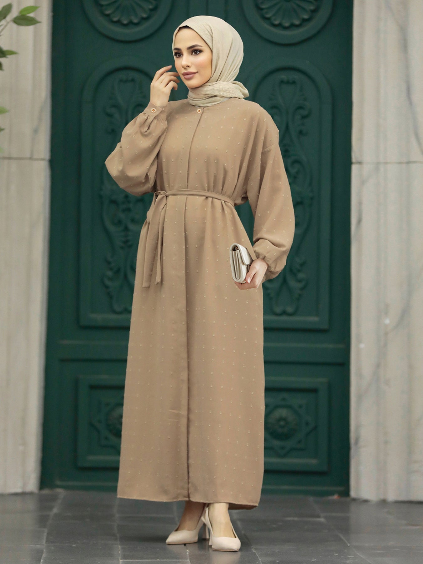 Casual and Comfortable Cardigan Maxi Dress