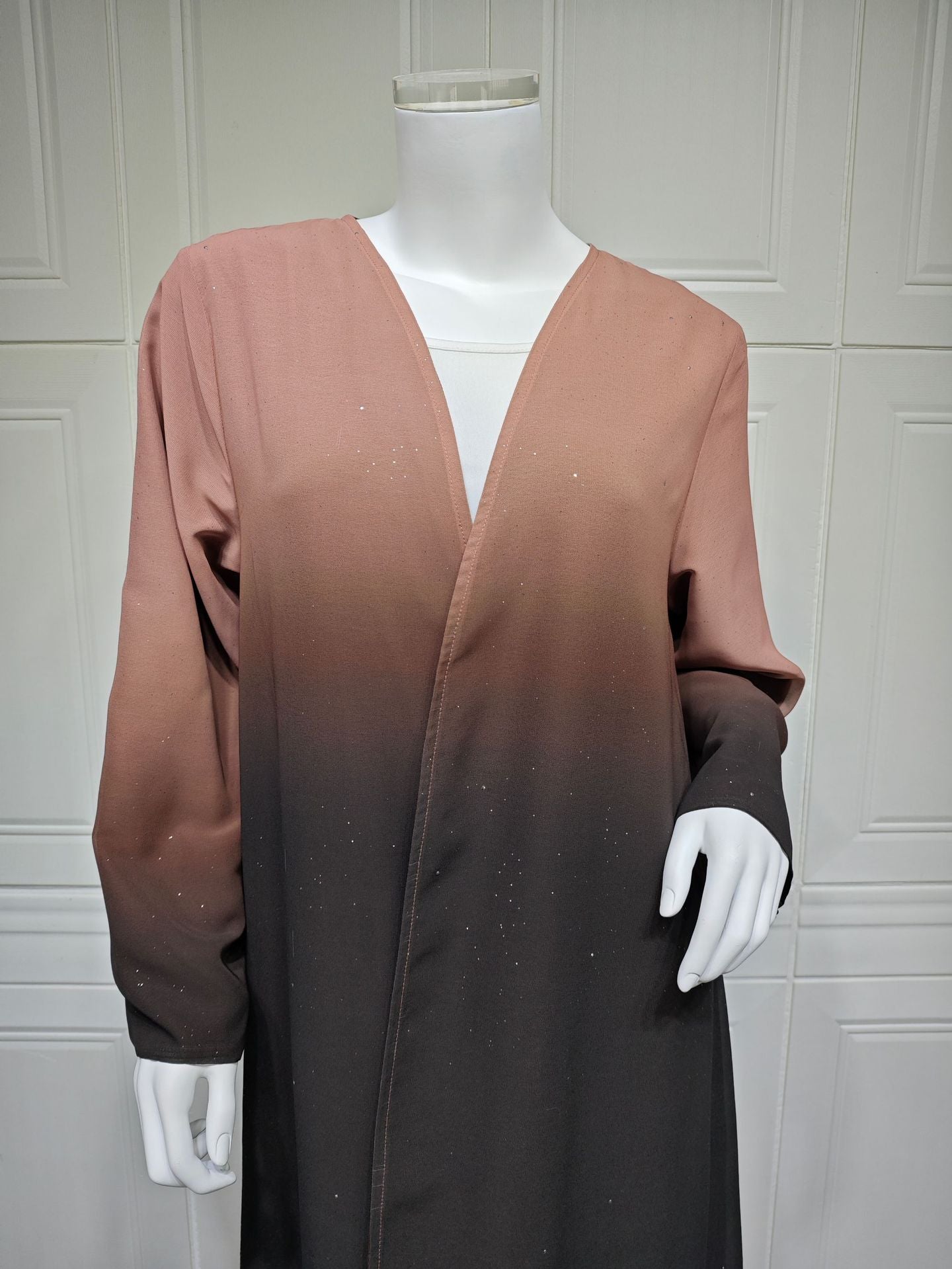 Women's Gradient Cardigan Robe Dress