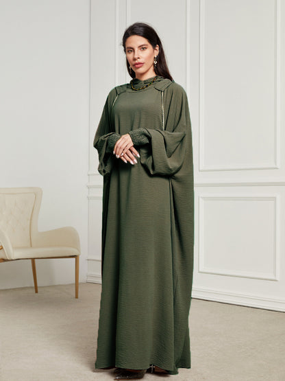 Elegant Hooded Abaya for Parties