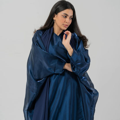 Women's Fashion Plain Satin Robe