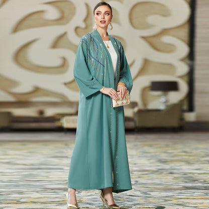 Women's Sewn Beaded Arabic Robe